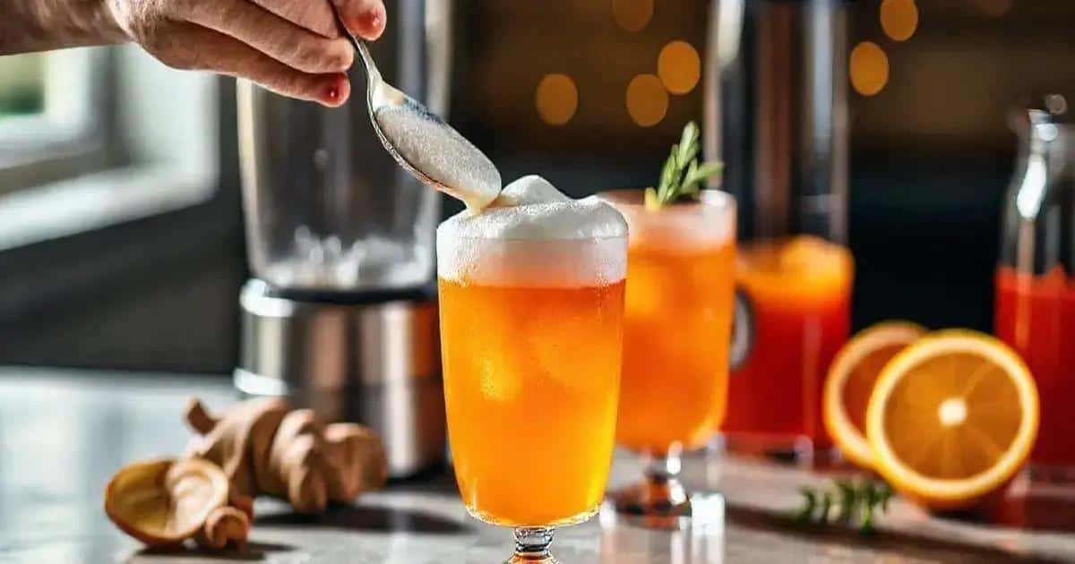 Écume de gingembre pour sublimer votre Aperol