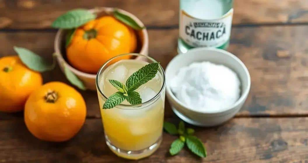 Ingrédients de la Caïpirinha à la mandarine Ingrédients de la Caïpirinha à la mandarine