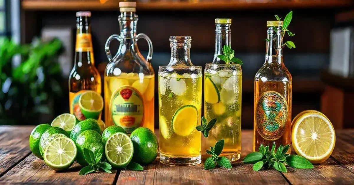 Ingrédients de la Caïpiríssima à la bière
