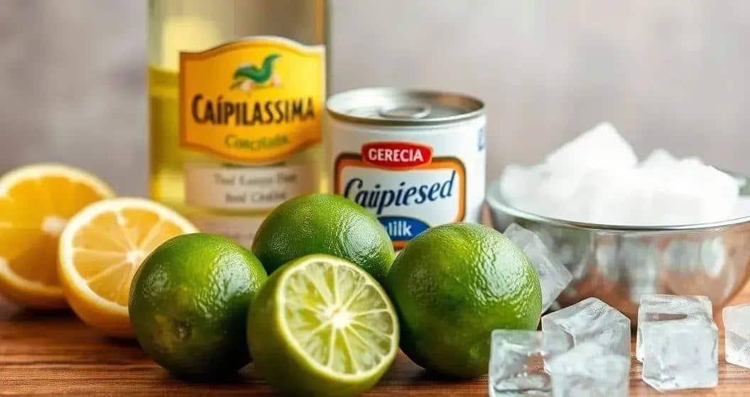 Ingrédients de la Caipiríssima au lait concentré