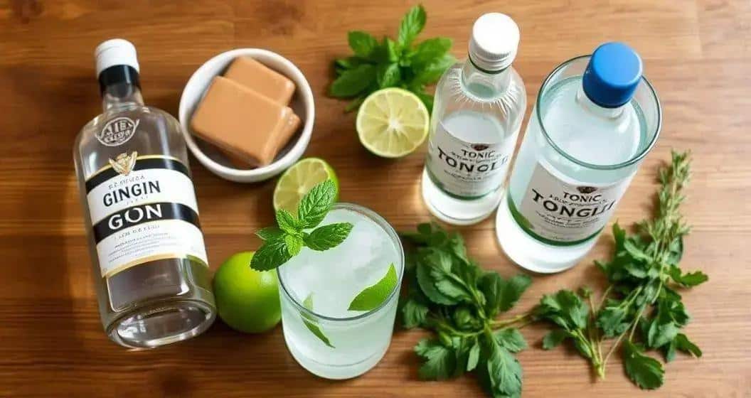 Ingrédients de la recette de Gin Tonic à la liqueur de dulce de leche