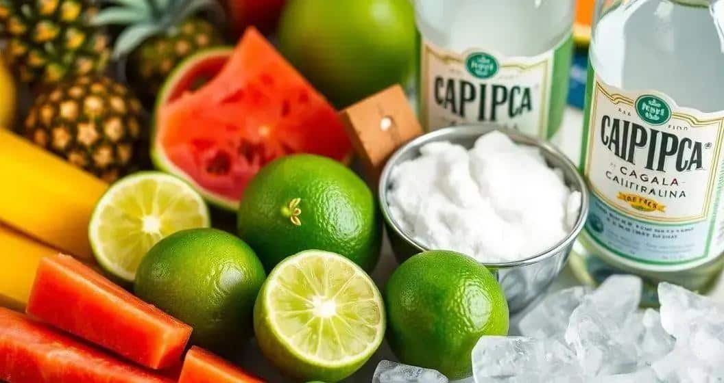 Ingrédients pour types de caïpirinha Ingrédients pour types de caïpirinha