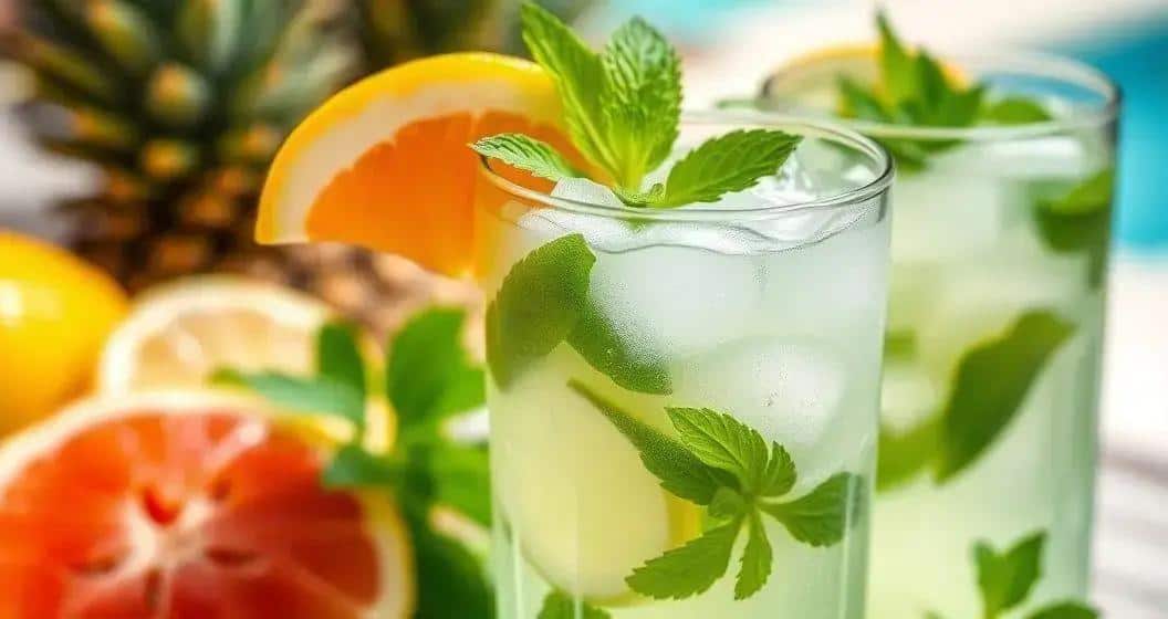 Limonade tropicale à la menthe : Un délice estival rafraîchissant à essayer !