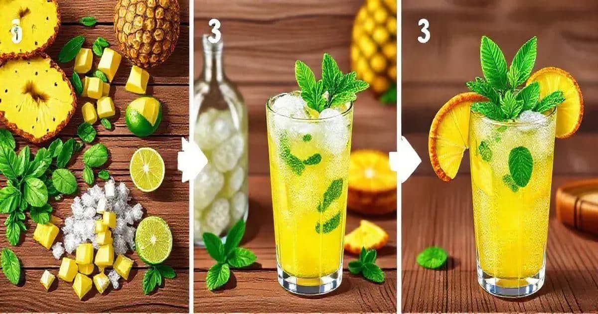 Caïpirinha à l'ananas et menthe : Une boisson pour la chaleur estivale ! 3 methode de preparation de la caipirinha a lananas - Best Blog Brasil - Os Blogs mais Incríveis da Web
