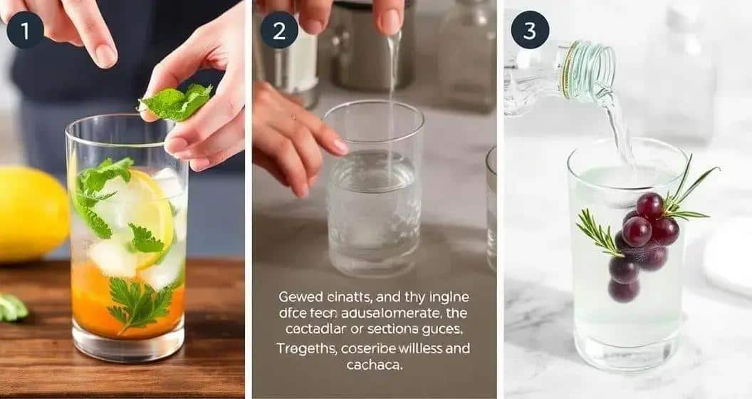 Méthode de préparation de la Caïpiríssima au raisin Méthode de préparation de la Caïpiríssima au raisin