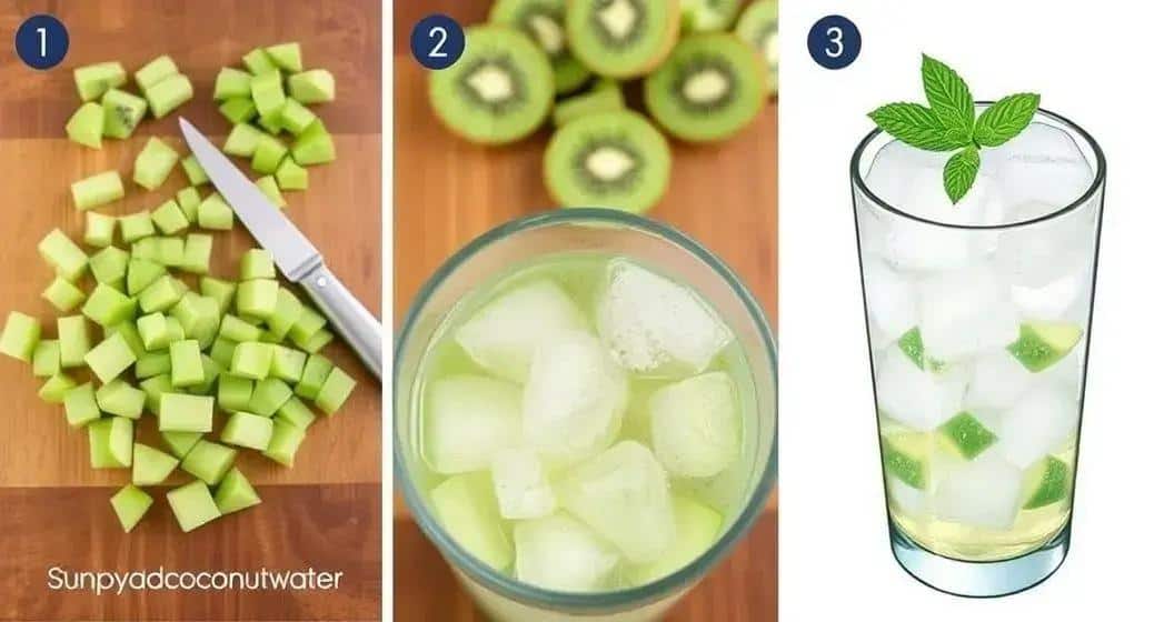 Eau de coco avec soda de kiwi : Une boisson unique et rafraîchissante pour tous 3 methode de preparation de leau de coco avec soda de kiwi - Best Blog Brasil - Os Blogs mais Incríveis da Web