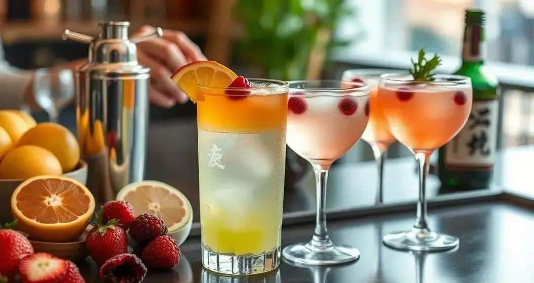 Méthode de préparation des cocktails au saké