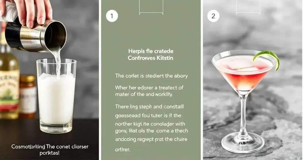 Méthode de préparation du cosmopolitan