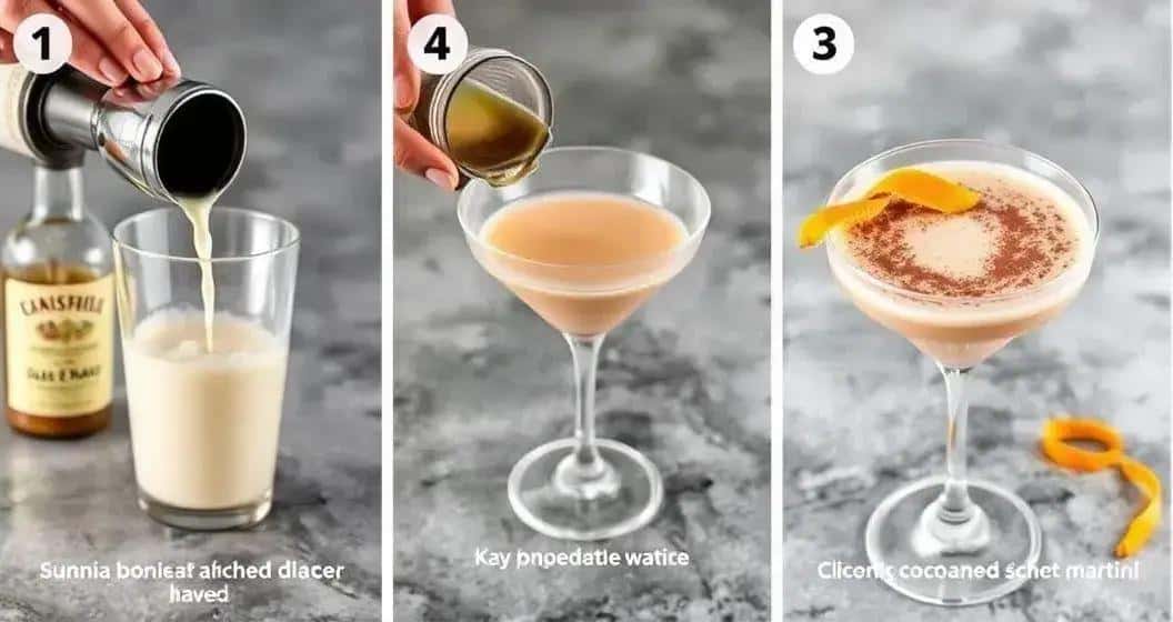 Méthode de Préparation du Martini au Dulce de Leche