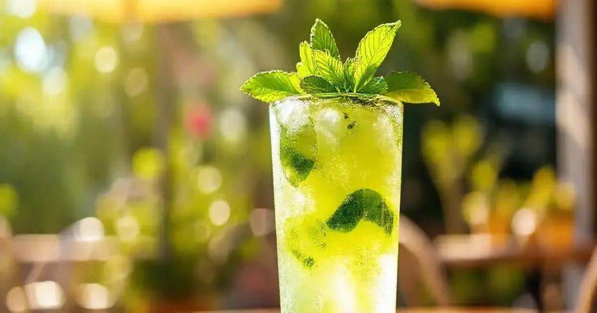 Mojito au soda de pomme verte et gingembre : Une touche rafraîchissante vous attend