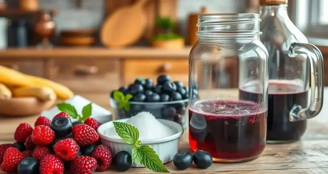 Préparation de la Liqueur de Baies Préparation de la Liqueur de Baies