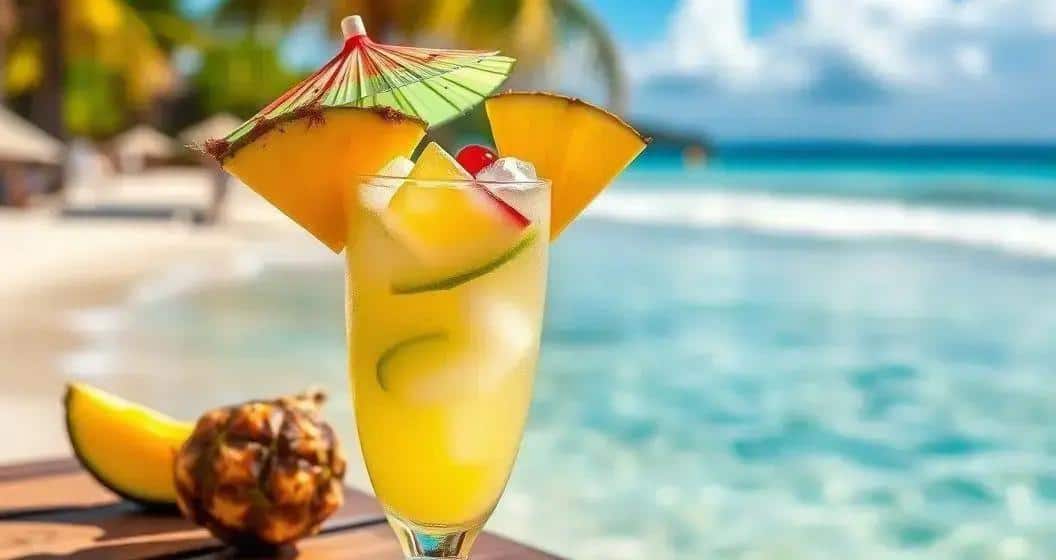 Punch de tequila avec ananas et noix de coco : Un délice tropical rafraîchissant