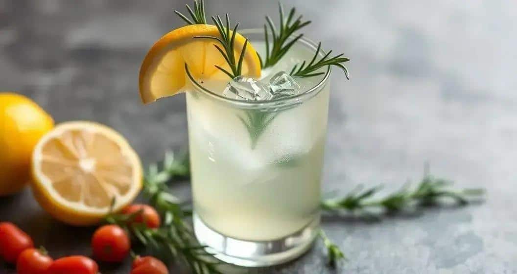 Recette originale du saké avec jus de citron et romarin
