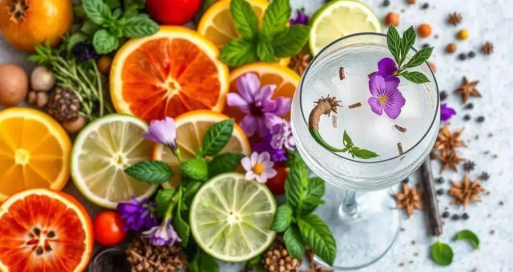 Suggestions de garnitures pour le Gin Tonic Suggestions de garnitures pour le Gin Tonic