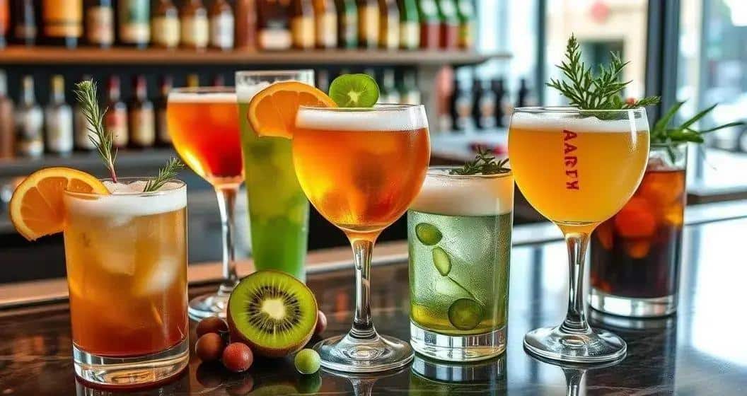 Variantes créatives de boissons avec bière Variantes créatives de boissons avec bière