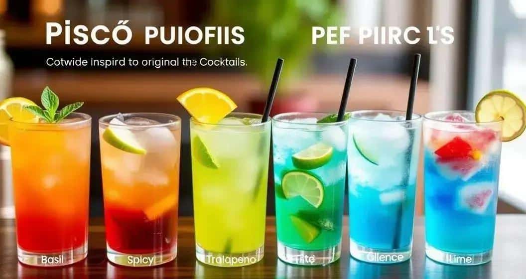 Variantes de ce cocktail rafraîchissant Variantes de ce cocktail rafraîchissant