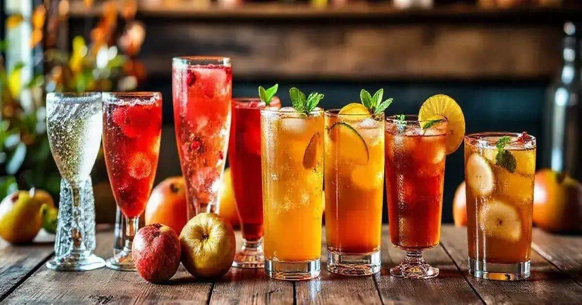 Variantes de la boisson à la pomme