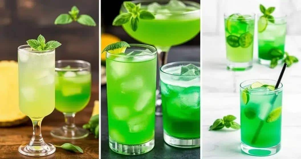 Variantes de la boisson verte