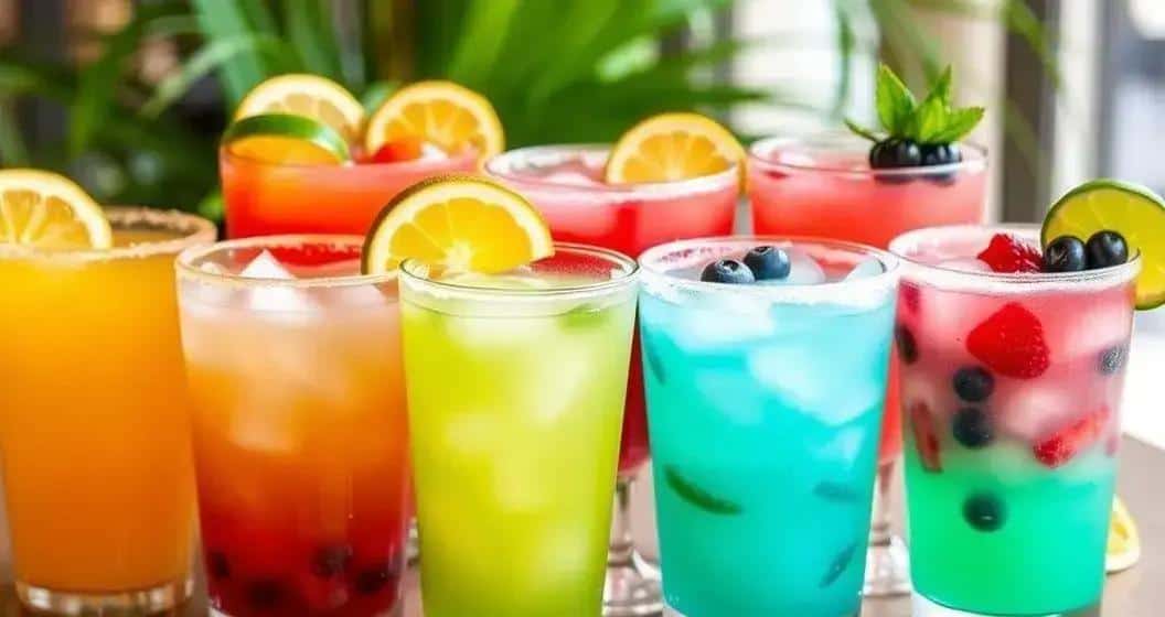 Variantes de la Margarita au fruit de la passion Variantes de la Margarita au fruit de la passion