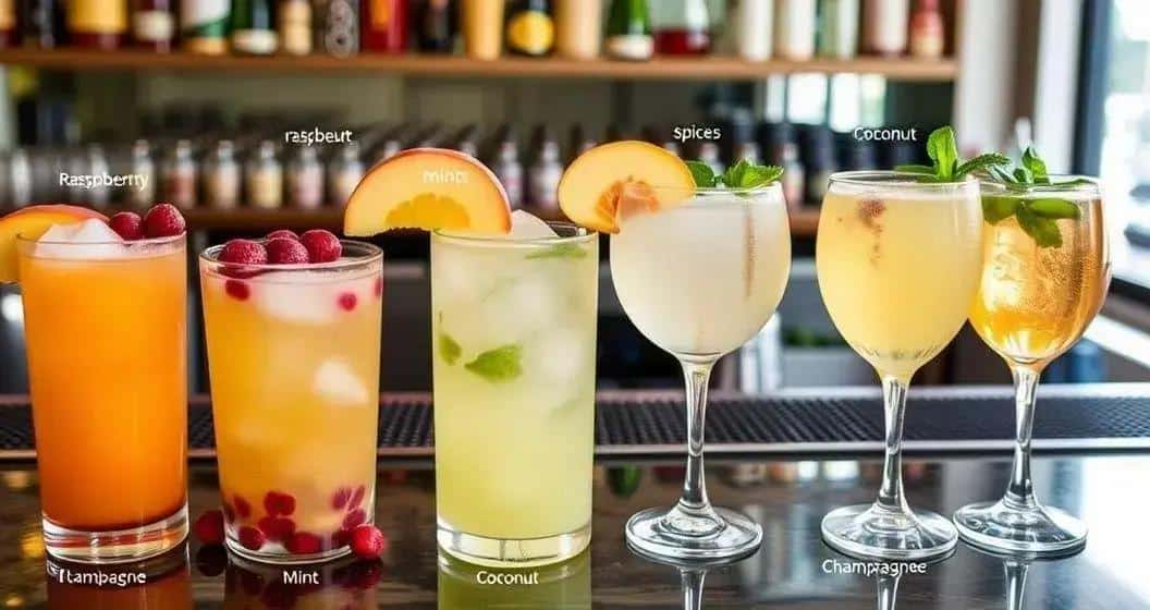 Variantes du Daiquiri à la pêche