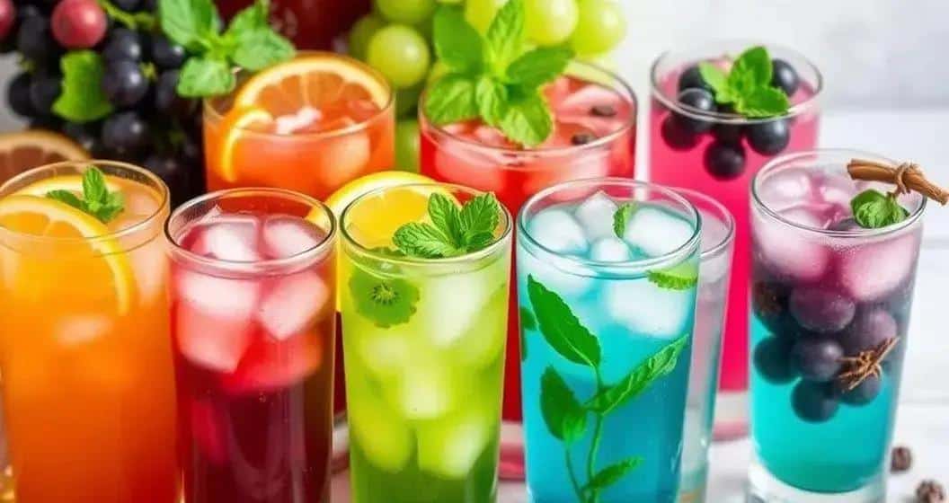 Variantes du soda au raisin