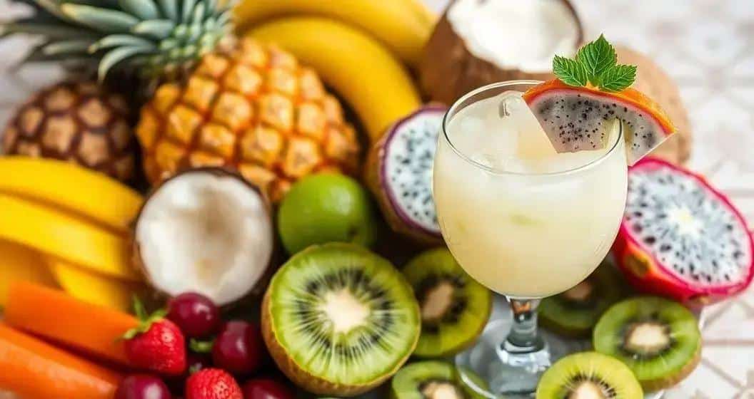 Variation de la recette avec des fruits tropicaux