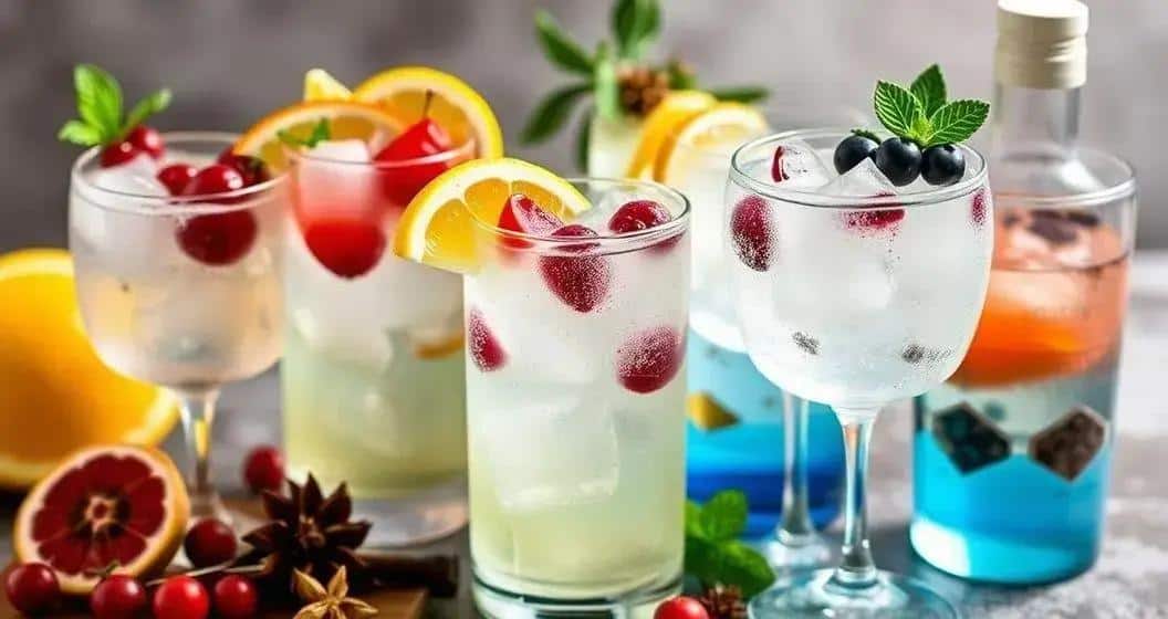 Variations du Gin Tonic avec Liqueur de Cacao