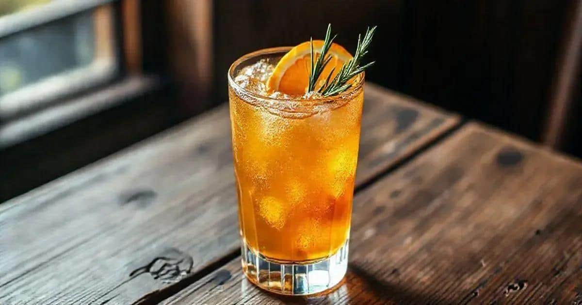 Whisky avec soda à l'orange et romarin : Une variation rafraîchissante pour votre boisson préférée