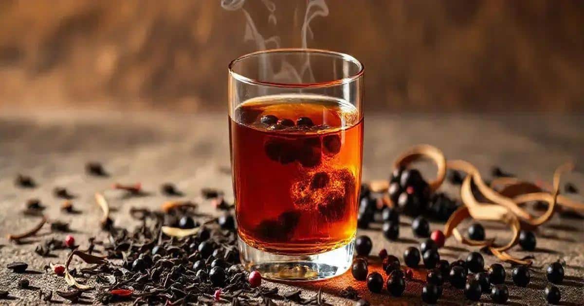 Whisky avec thé noir et poivre rose : Un voyage gustatif inoubliable
