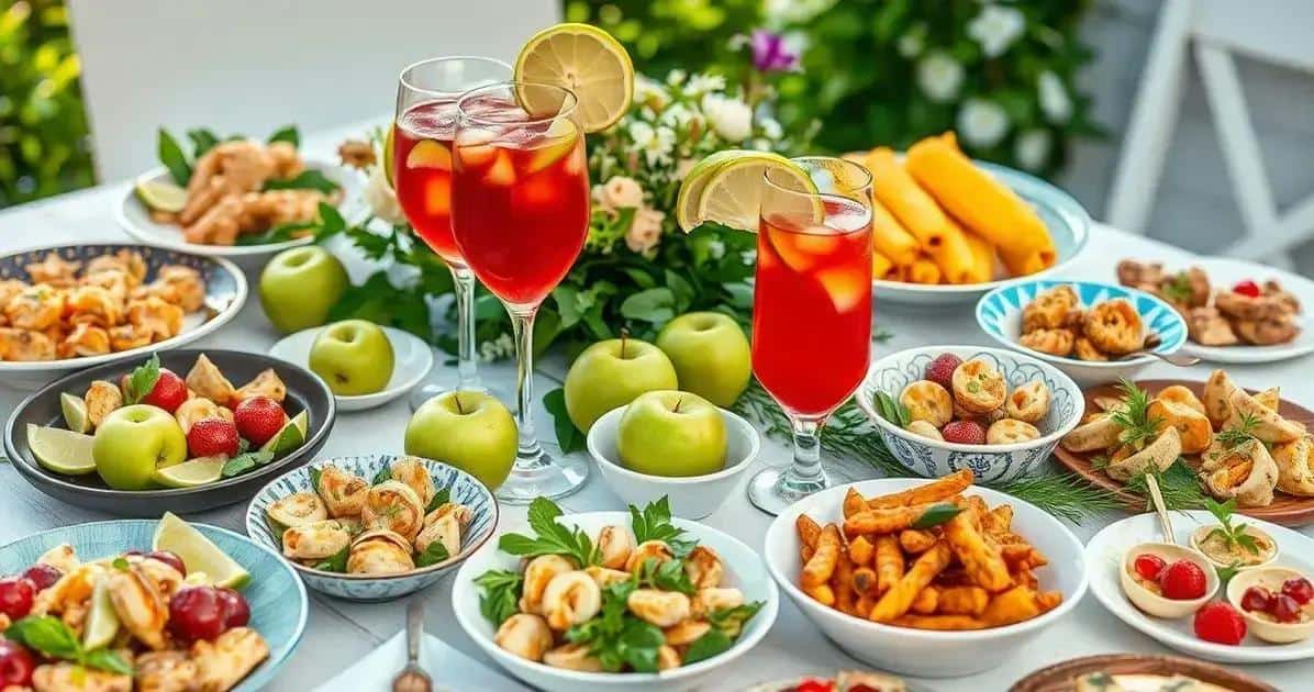 Abbinamenti Ideali con la Sangria con Vino Bianco e Mela Verde