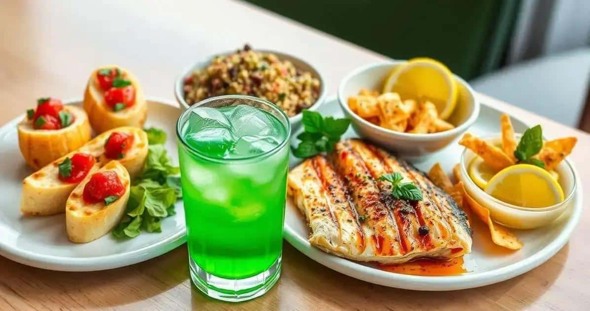 Abbinamenti perfetti per il drink verde con schiuma di anguria e zenzero