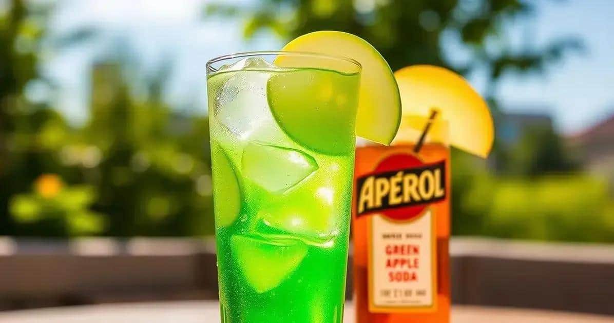 Aperol con Soda alla Mela Verde: Un Cocktail Estivo Rinfrescante da Provare