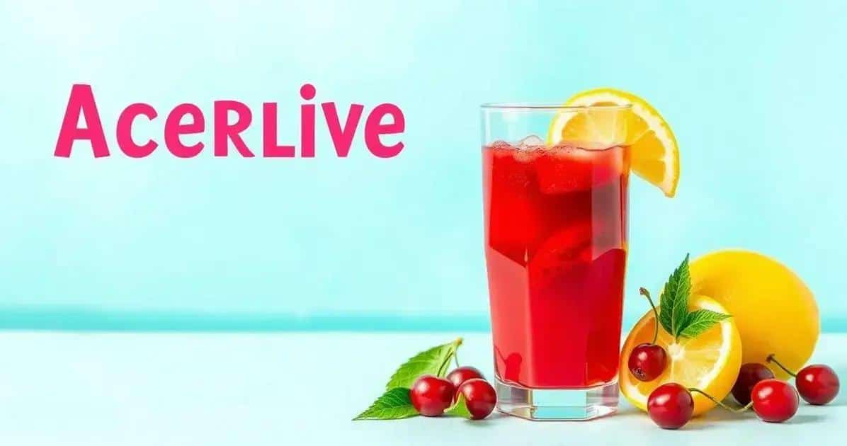 Benefici per la Salute del Succo di Acerola e Limone