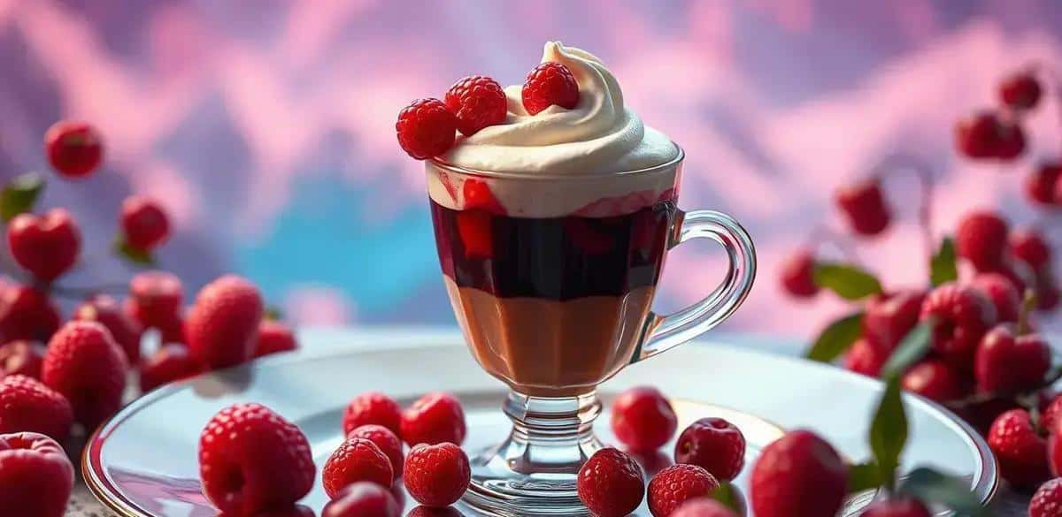 Caffè con Liquore ai Frutti Rossi e Panna Montata: Una Delizia Decadente