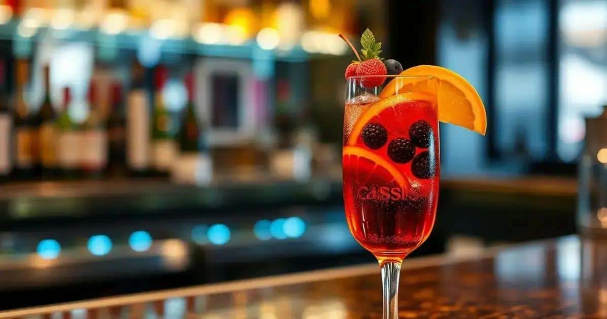 Champagne con Liquore al Cassis e Arancia: Una Delizia Frizzante da Provare