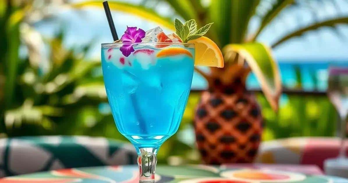 Come servire il Drink Blue Lagoon