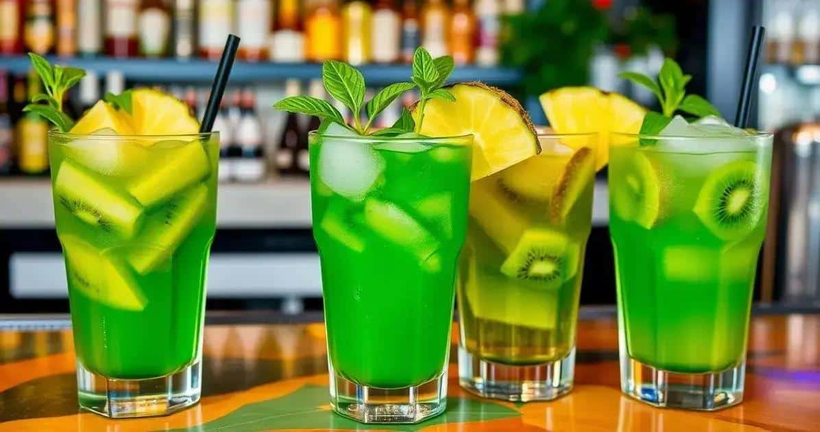 Consigli per la variazione del drink verde con schiuma di anguria e zenzero
