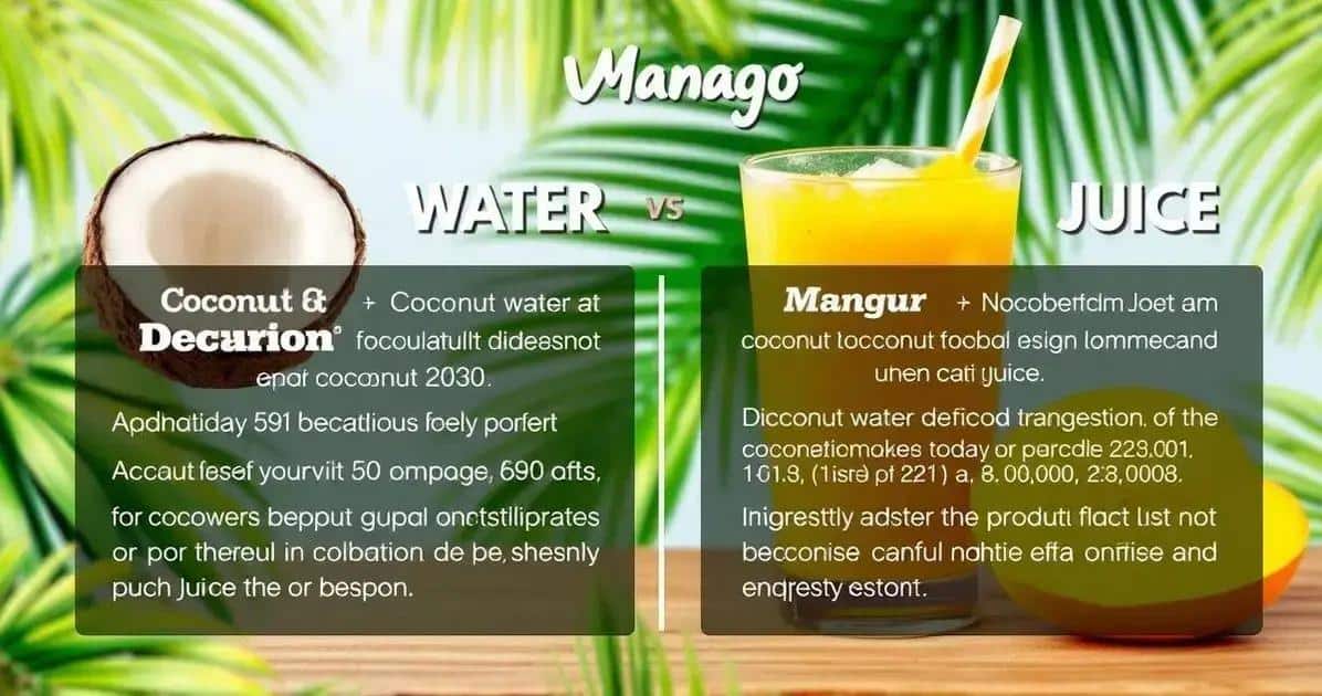 curiosita sullacqua di cocco e il succo di mango - Best Blog Brasil - Os Blogs mais Incríveis da Web