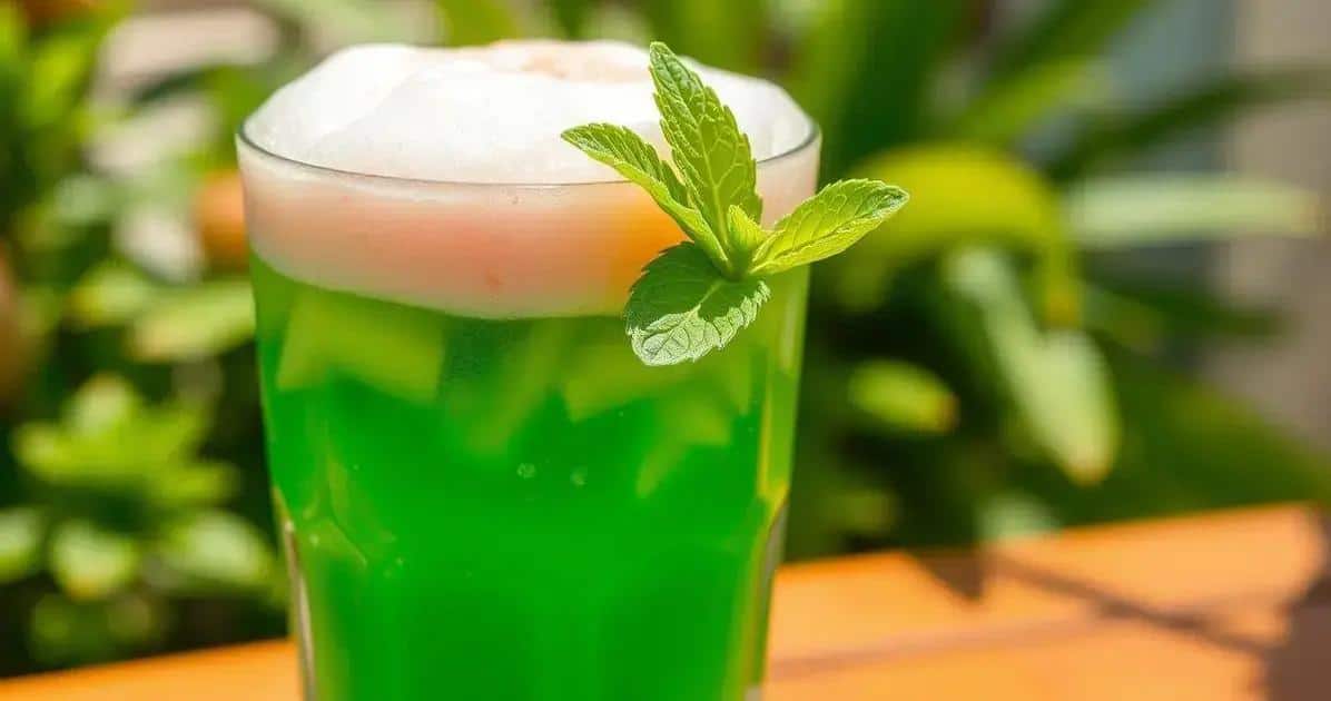 Drink Verde con Schiuma di Anguria e Zenzero: Una Delizia Rinfrescante