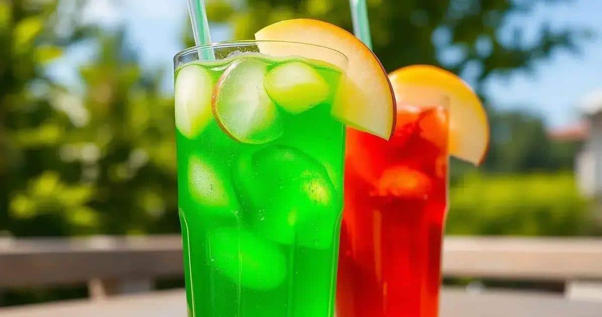 Energy Drink con Sciroppo alla Mela Verde: Ricetta Rinfrescante per Tutti