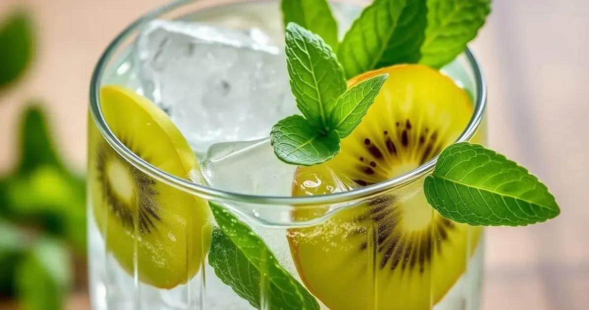 Gin Tonic con Kiwi: Verde e Gustoso!