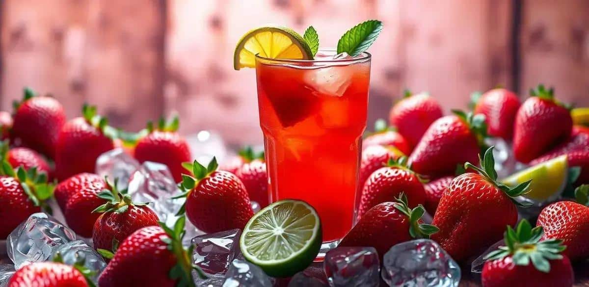 Ingredienti della Caipirinha alla Fragola
