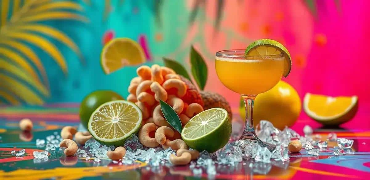 Ingredienti della Caipiríssima al Cajù
