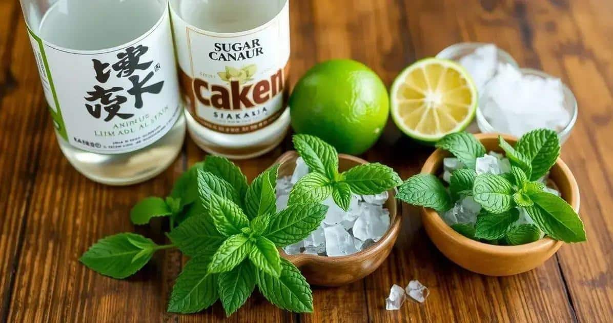 Ingredienti della Caipiríssima al Sake