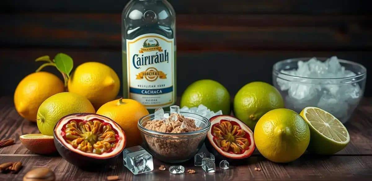 Ingredienti per Caipirinha al frutto della passione