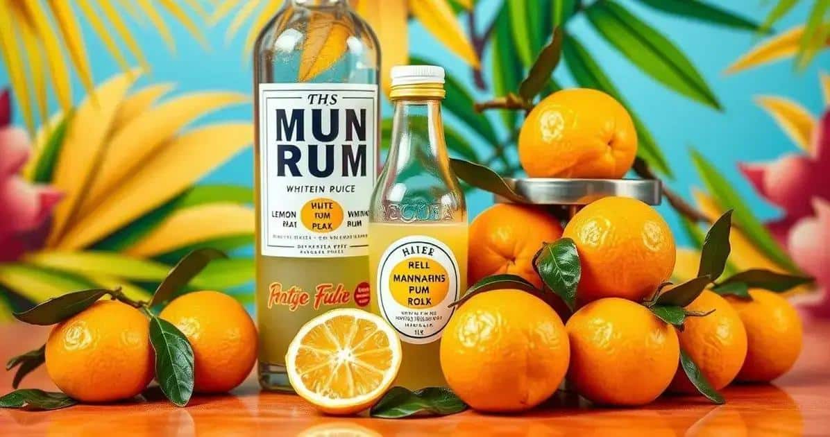 Ingredienti per il Daiquiri al Mandarino