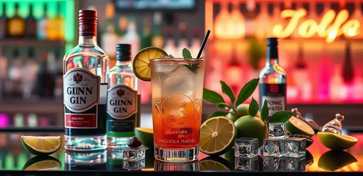 Ingredienti per il Gin Tonic con Liquore al Cioccolato