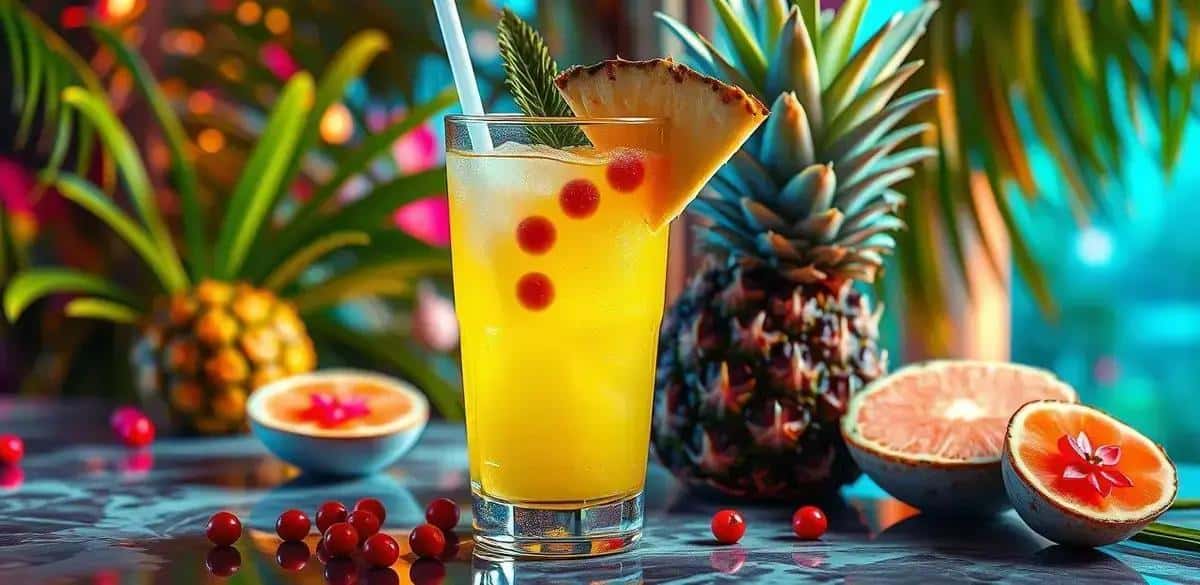 Margarita con Succo di Ananas e Pepe Rosa: Un Tocco Unico