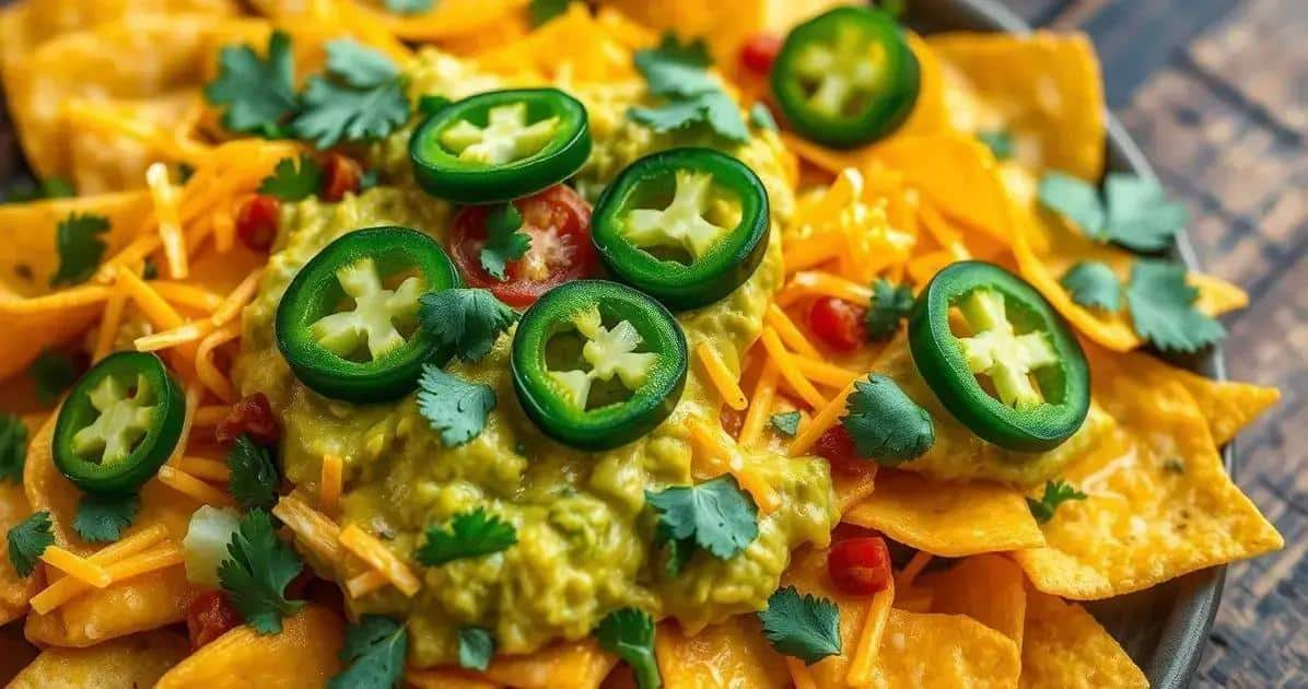 Metodo di preparazione dei nachos con formaggio