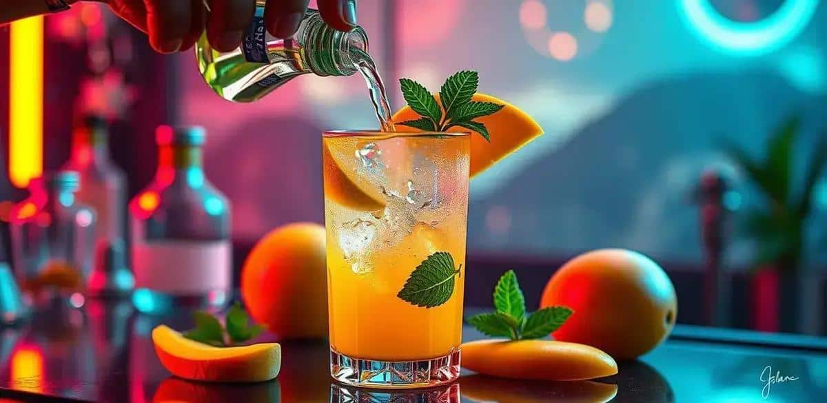 Metodo di preparazione del cocktail rinfrescante